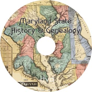 Maryland History Genealogy 71 Family Tree Research Books on DVD