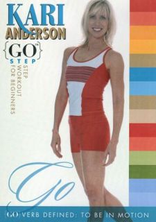 Kari Anderson Go Step Workout for Beginners DVD New Exercise Aerobics 