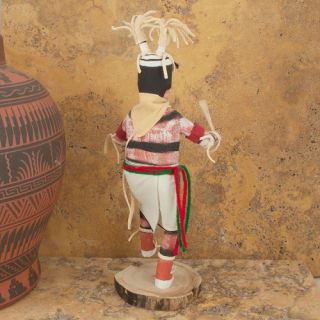 Navajo Native American Clown Kachina Dancer by Largo SKU#220649
