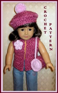 doll clothes crochet pattern fits 18 inch american girl