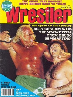   Wrestling Magazine 8 77 Andre The Giant Mil Mascaras Sammartino