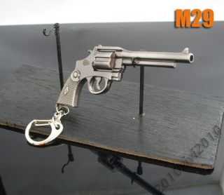 Miniature Pistol Gun Model Keychain Gift Anaconda M29