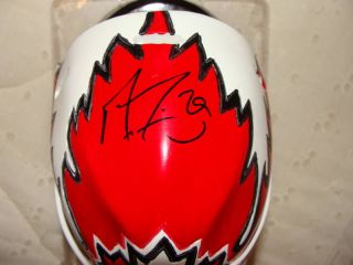 Marc Andre Fleury Autograph Canada Goalie Mini Mask