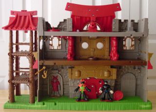 Fisher Price Imaginext Samurai Castle Play Set Toy Used