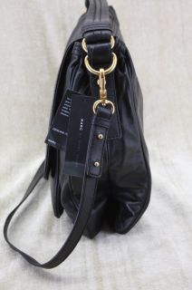 New Marc Jacobs Totally Turnlock Lydia Cross Body Bag Black Leather $ 