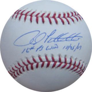Andy Pettitte Signed Inscribed Baseball Steiner Yankees