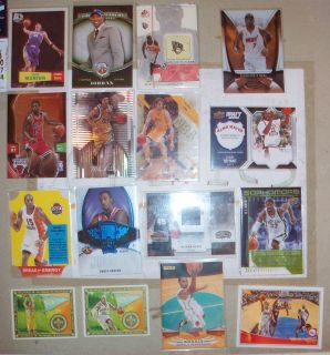 Insert, Jersey and ROOKIE LOT 15 cards Kobe Bryant O.J. Mayo Pau Gasol 