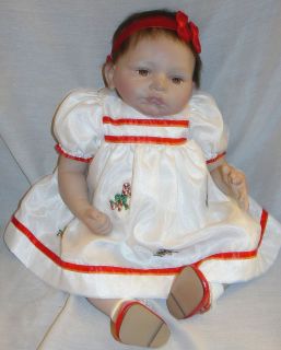 Andrea Arcello Noelless First Xmas Lifelike Baby Doll Ashton Drake 