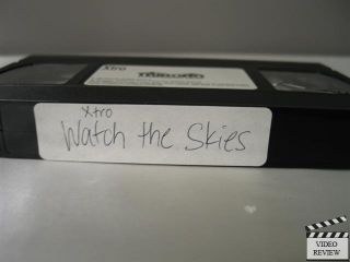 Xtro Watch the Skies VHS Sal Landi, Andrew Divoff, Jim Hanks