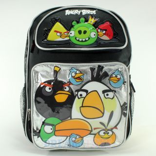 Rovio Angry Birds and King Pig 16 Large Backpack   Book Bag Boys 