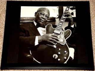 BB King Blues Gibson ES 335 Lucille Framed Portrait