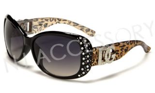 New DG Eyewear Designer Leopard Animal Print Sunglasses Cheetah Frame 
