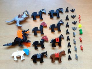 Lego Animal Lots to Choose from Dragons Horses Parrots Bats Spiders 