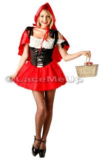 Little Red Riding Hood Costume Fancy Dress Ladies 6 20
