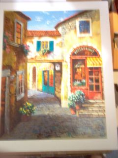 At The Alley Serigraph Signed by Anatoly Metlan Limited 45 490 w COA 