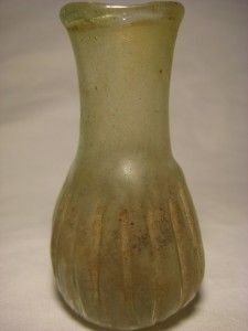 Genuine Ancient Roman Glass Jug / Bottle / Flask, 37BC 324AD, Holy 