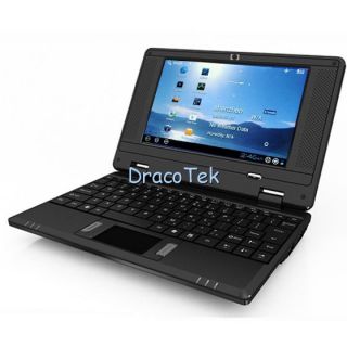 Mini Netbook Laptop Notebook WM8850 1 2GHz Android 4 0 WiFi Camera 