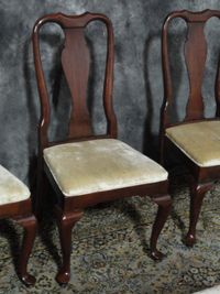   Set Georgian Court Dining Room Chairs Solid Cherry Ethan Allen