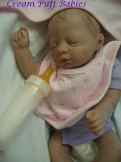 Reborn Newborn Preemie Baby Girl Anna by Pat Moulton Cream Puff Babies 
