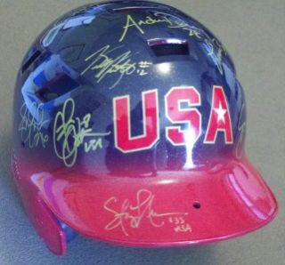 Collectible Team USA Olympic Softball 2008 Autographed Jennie Finch 