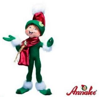 2011 ANNALEE DOLLS *GREEN HOLIDAY TWIST MOUSE* 9H, FOR CHRISTMAS FREE 