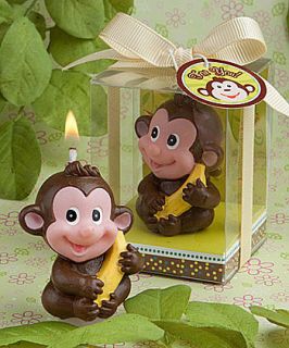    Monkey Candle Favors Wild Animal Themed Birthday Party Baby Shower