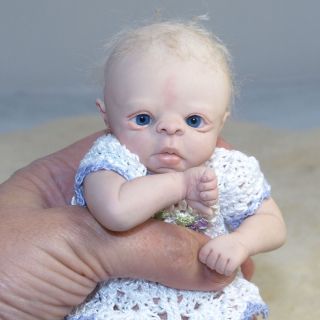   DREAMS OOAK MINI CLAY SCULPT Baby Girl Doll Reborn Artist Ruth Annette