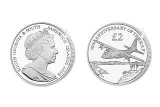 2008 Unc. Cupro Nickel 90th Anniversary of the RAF Coin