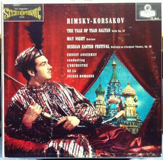 Ansermet Rimsky Korsakov May Night Tsar Saltan LP VG CS 6012 FFSS UK 