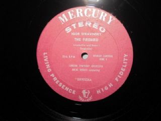 Mercury Living Presence Stereo Antal Dorati The Firebird in The Shrink 