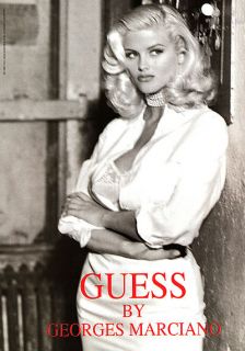 1993 Guess jeans Anna Nicole Smith magazine ad