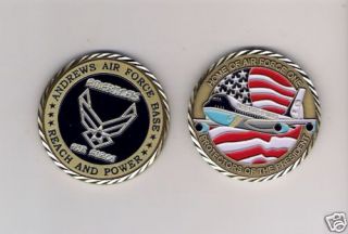 Challenge Coin Andrews AFB Air Force One President PR