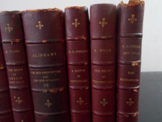 Antique Lot 7 Tauchnitz Collection of British Author Books 1890 1896 
