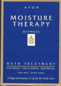 Avon Moisture Therapy Oatmeal Bath Treatment Natural Colloidal Oatmeal 
