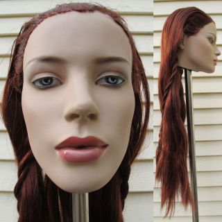 Rootstein Anne V Super Model Used Mannequin Head w Original Long Hard 