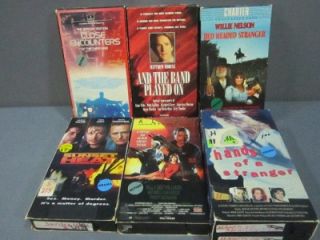 Lot of 7 Action VHS Movies Red Headed Stranger Close Encounters Sunset 