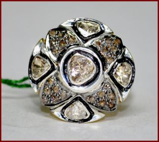59ctw Rose Antique Cut Diamond Wedding Anniversary Party Ring