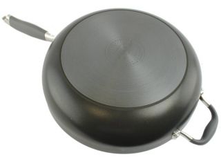 New Anolon 81990 5 5 Qt 12 Covered Round Saucier Pan Kitchen Cookware 