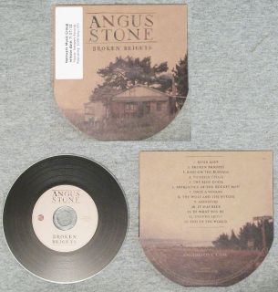 Angus Stone Broken Brights 2012 U s Promo CD RARE Diecut Card Cover 