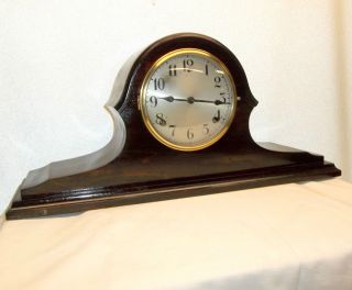 Antique Gilbert Tambour Mantle Clock Works Great