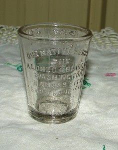 Vintage Glass Tablespoon Teaspoon Glass Measuring Cup Shot Glass