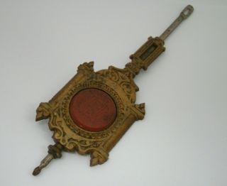 Antique En Welch Parlor Shelf Clock Pendulum