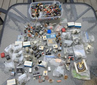 Vintage Electric Parts for Audio Radio Amps Etc Electronic Components 