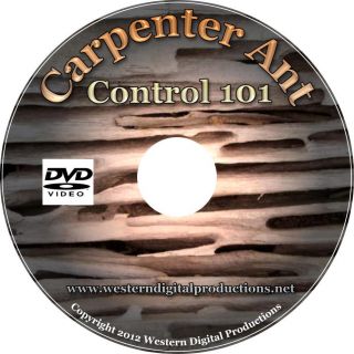 DVD DIY Carpenter Ants Control Training Tutorials Video