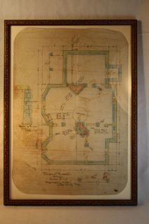   Victorian Architectural Floor Plan for Antigo Wi Home C 1885