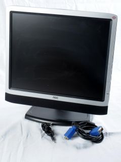 AOC LM729 17 Rotating LCD Monitor w Speakers as Is