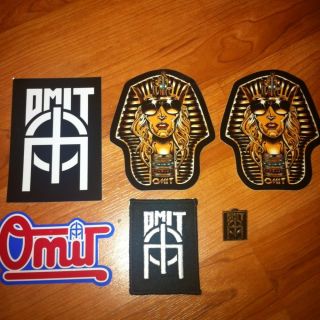 Omit Clothing Skateabording Stickers Chris Cole L R G Skate Patch