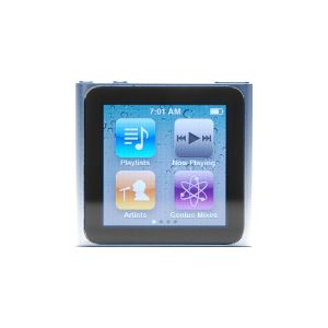 Genuine Apple MC689LL A iPod Nano Blue 8GB 6th Gen Touch Screen  FM 