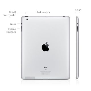 Apple iPad 2 64GB WiFi + 3G Verizon 2nd Gen White VZ Tablet MC987LL/A 