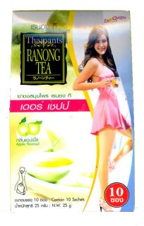 Ranong Tea Herbal Infussion Derr Chape Apple Flavored